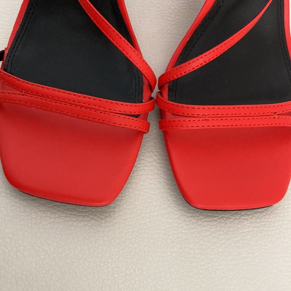 Reiss Bali Leather Strappy Sandal 8.5 - Picture 6 of 9